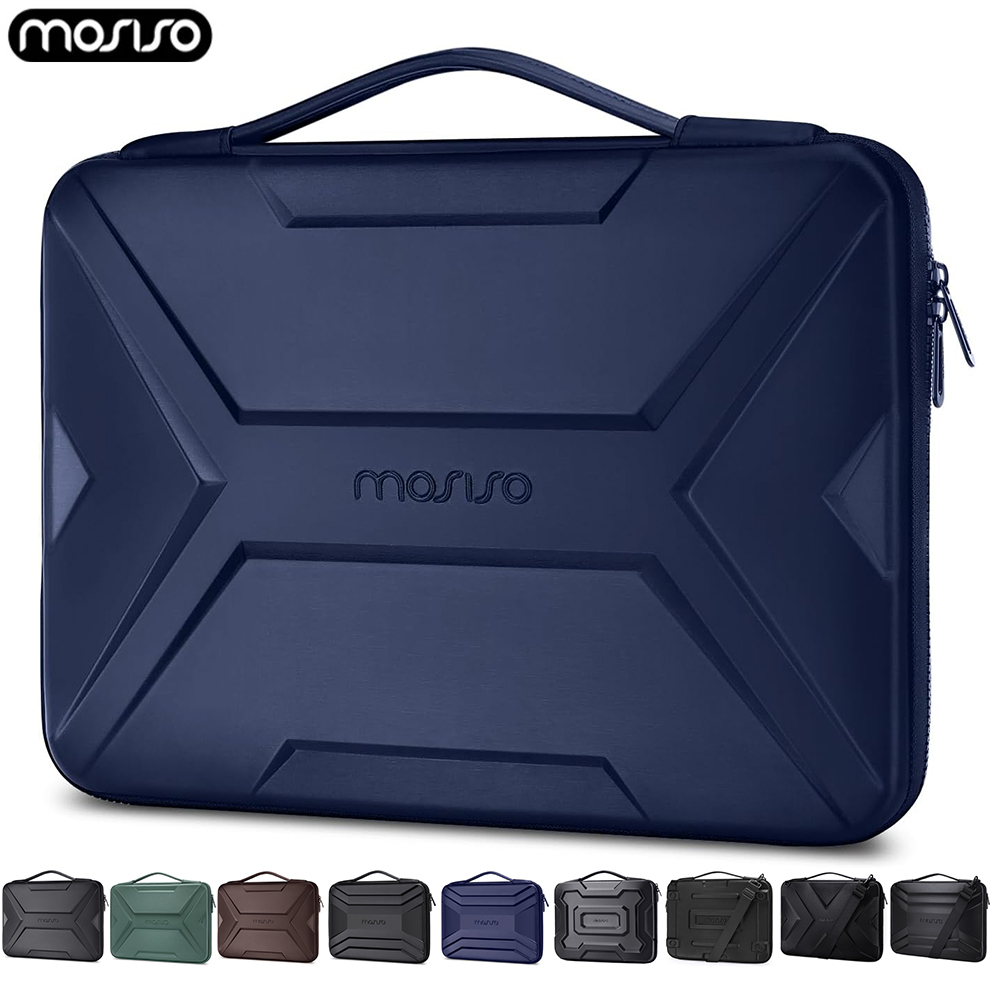 Laptop Accessories Travel Case - 13インチ、14インチ、15.6インチ、17インチのノートパソコン用スリーブハンドバッグ、Macbook Air、Pro、M1、M2、M3、M4、HP、Dell、Lenovo対応、防水EVA保護キャリングケース