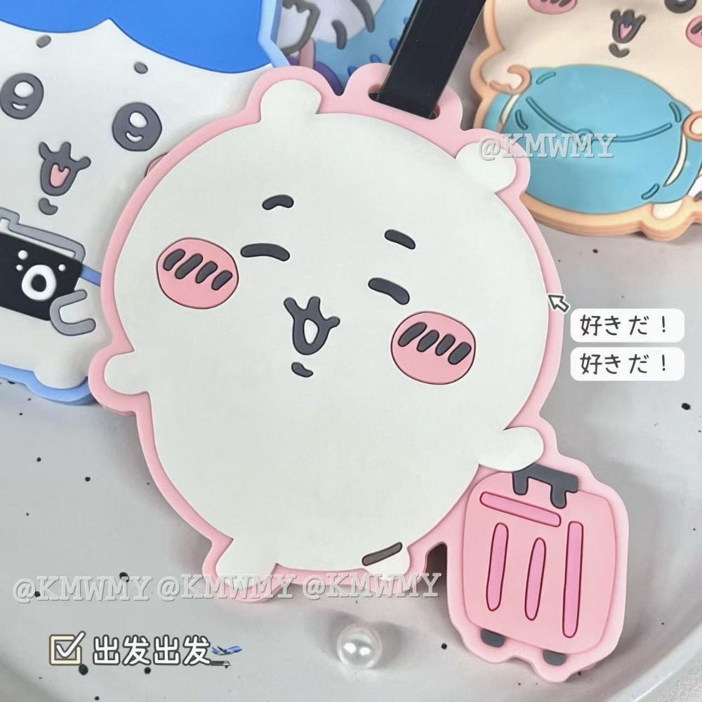 Laptop Accessories Cute - Chiikawa 荷物タグ 防水旅行スーツケース ポータブル ID タグ