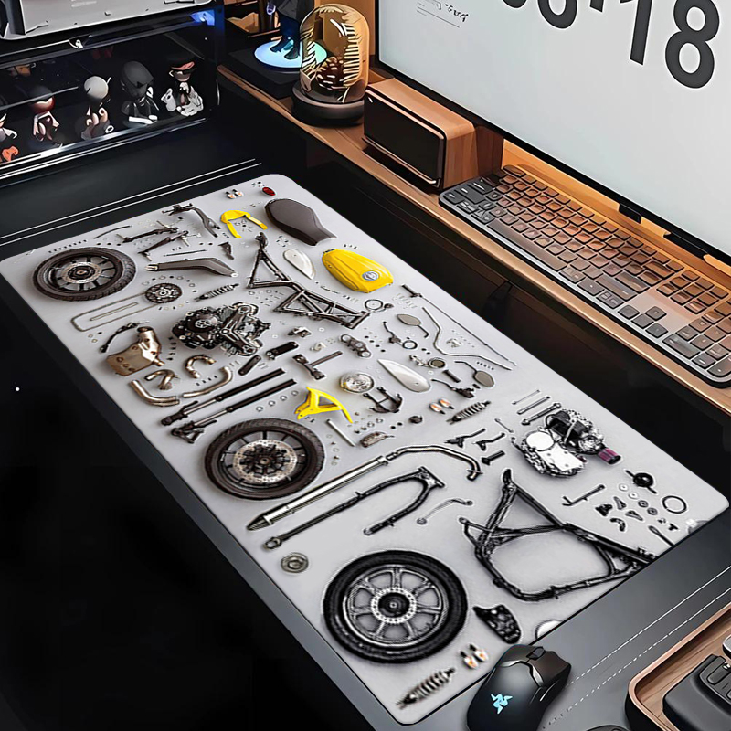Keyboard Laptop Accessories - 分解図 ゴム製マウスパッド マウスパッド XXL ゲームアクセサリー オフィス