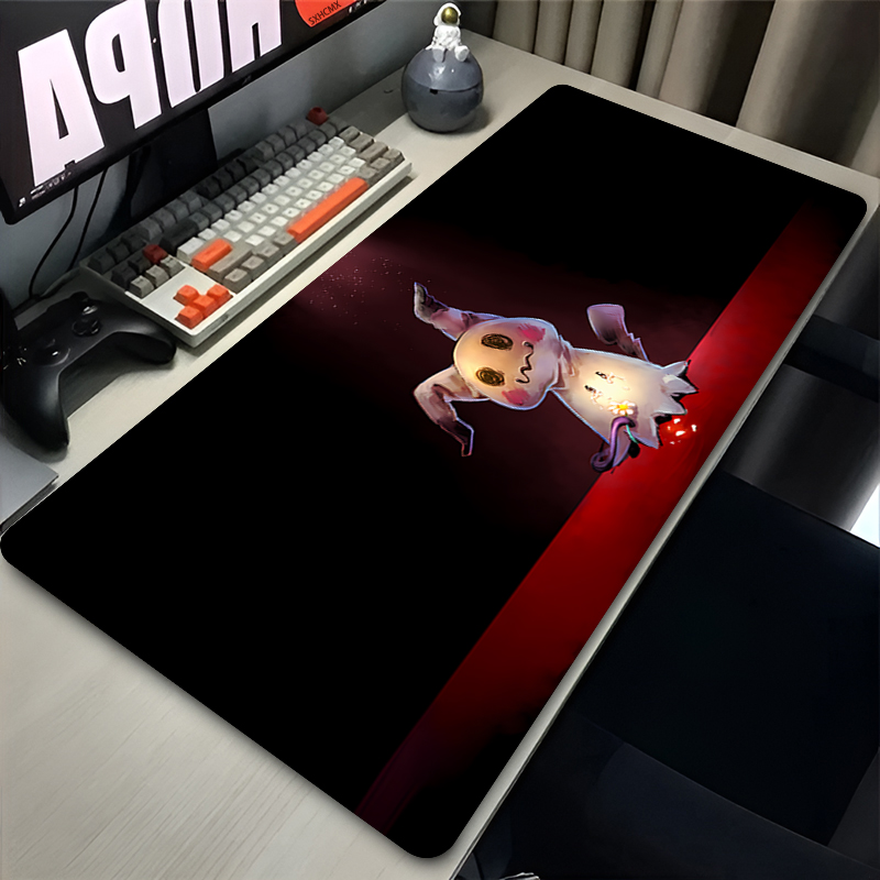 Keyboard Laptop Accessories - ゲーマーマウスパッド大型 XXL P-ポケモンミミッキュキーボードマウスマットアニメゲーム Pc アクセサリーラップトップデスクトップゴム製マウスパッド