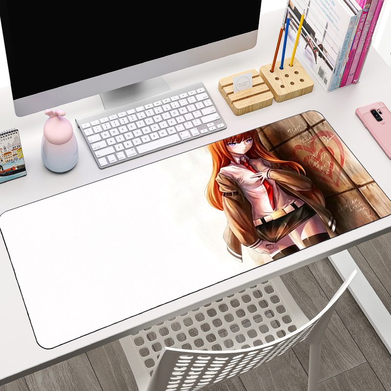 Keyboard Laptop Accessories - 大型マウスパッド、クールなゲーミングアクセサリー、ヴァルミロ製キーボードマット、シュタインズ・ゲート、eスポーツプレイヤー向け、ゲーマー向け、デスクマット、オフィス用、ノートパソコン用マウスパッド。