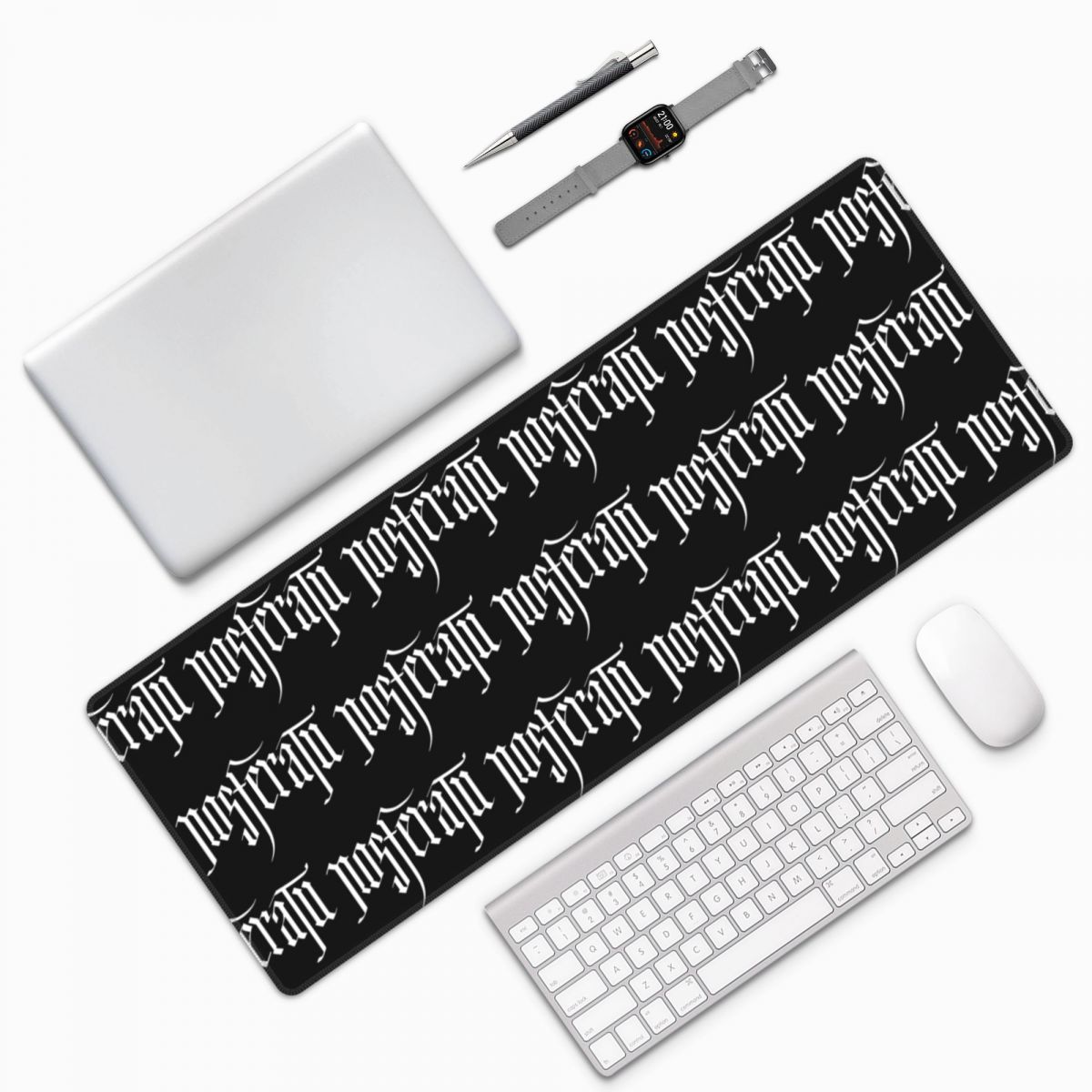 Laptop Accessories Logo - ノスフェラトゥ 2024 映画ロゴ 大型マウスパッド コンピューターキーボード マウスマット