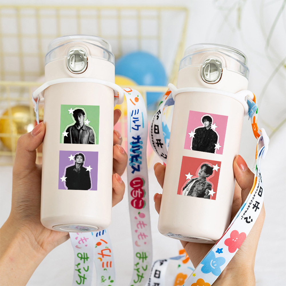 K-POP BTSスター装飾ステッカーロール 500枚 DI - Laptop Accessories Toy のレビューと価格