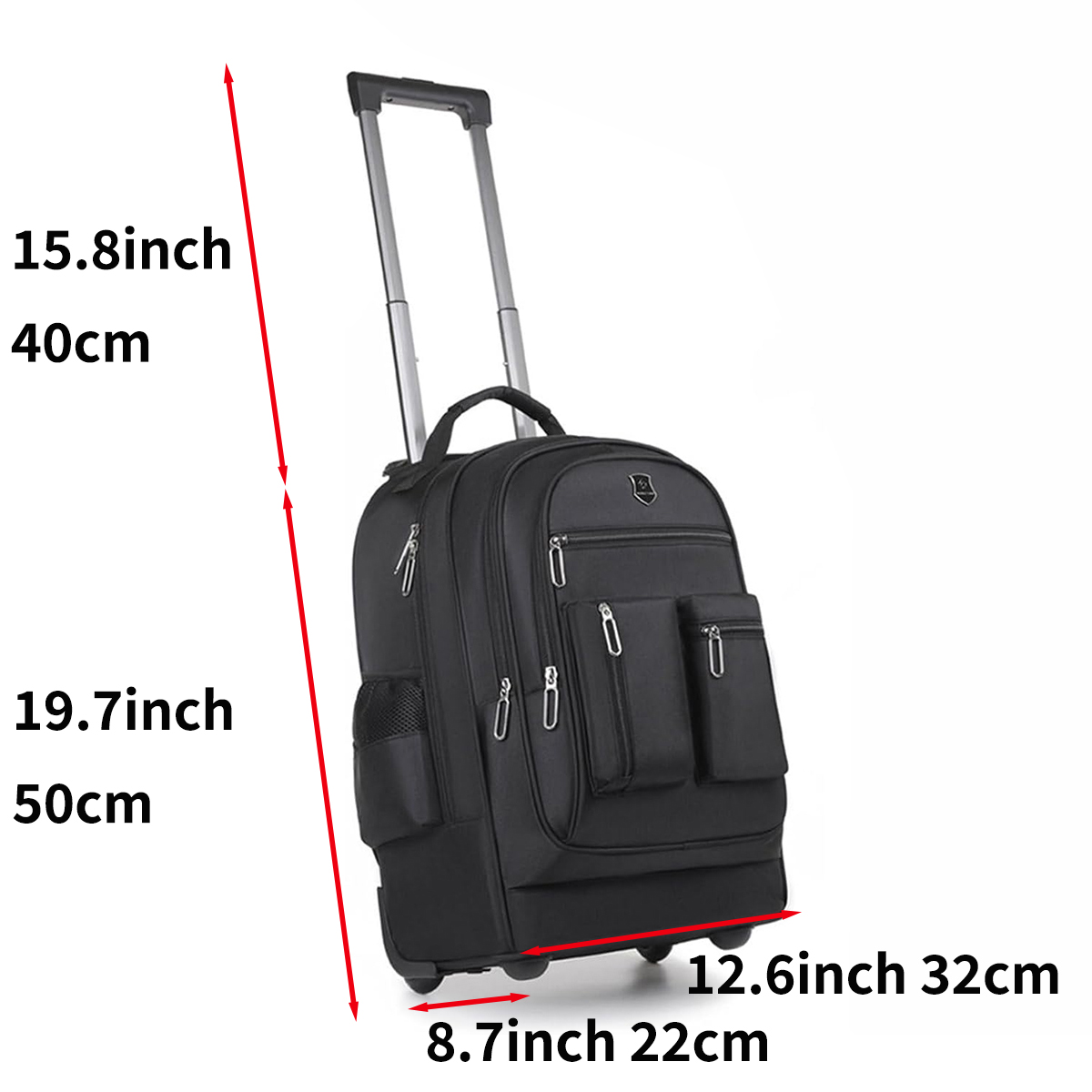 キャスター付きバックパック、20インチのノートパソコン用バッ - Laptop Accessories Travel Case のレビューと価格