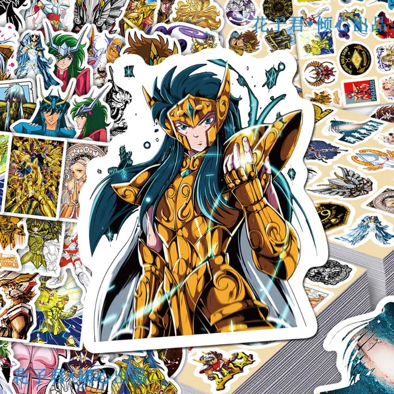101 個聖闘士星矢アニメステッカー漫画キャラクター DIY - Laptop Accessories Toy のレビューと価格