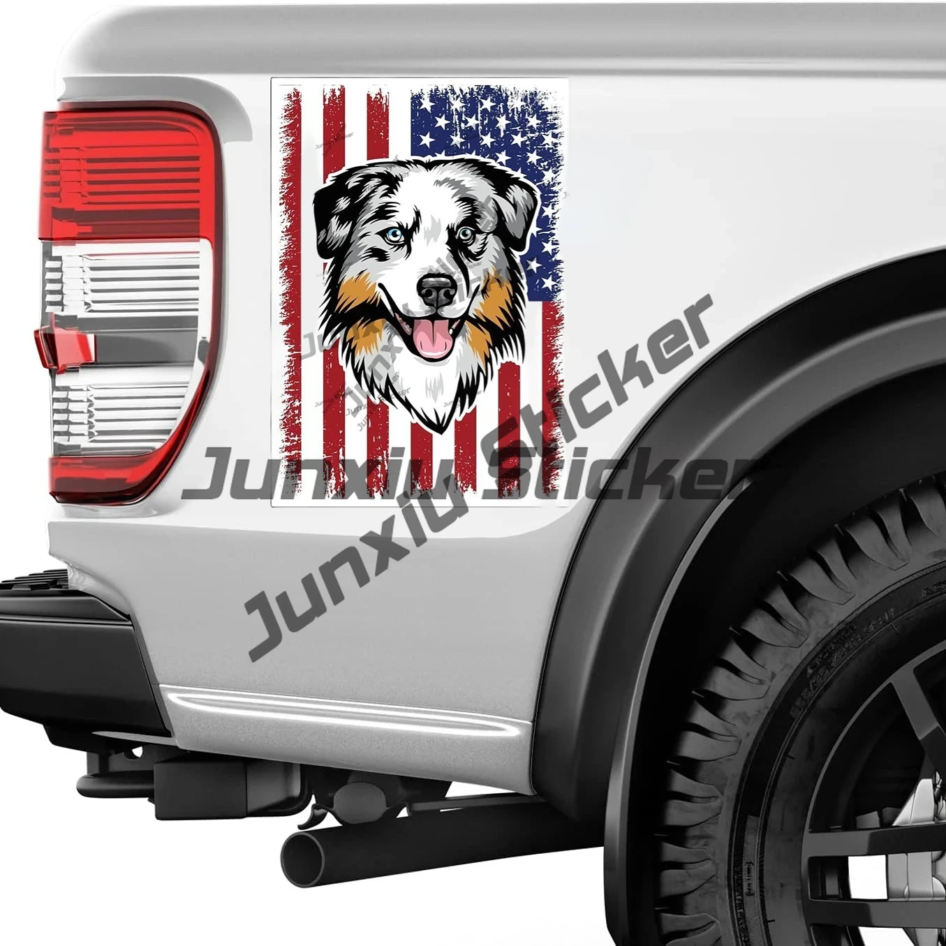 キャンピングカー、オーストラリアの羊飼い、犬の品種、バンパー - Laptop Accessories Logo のレビューと価格