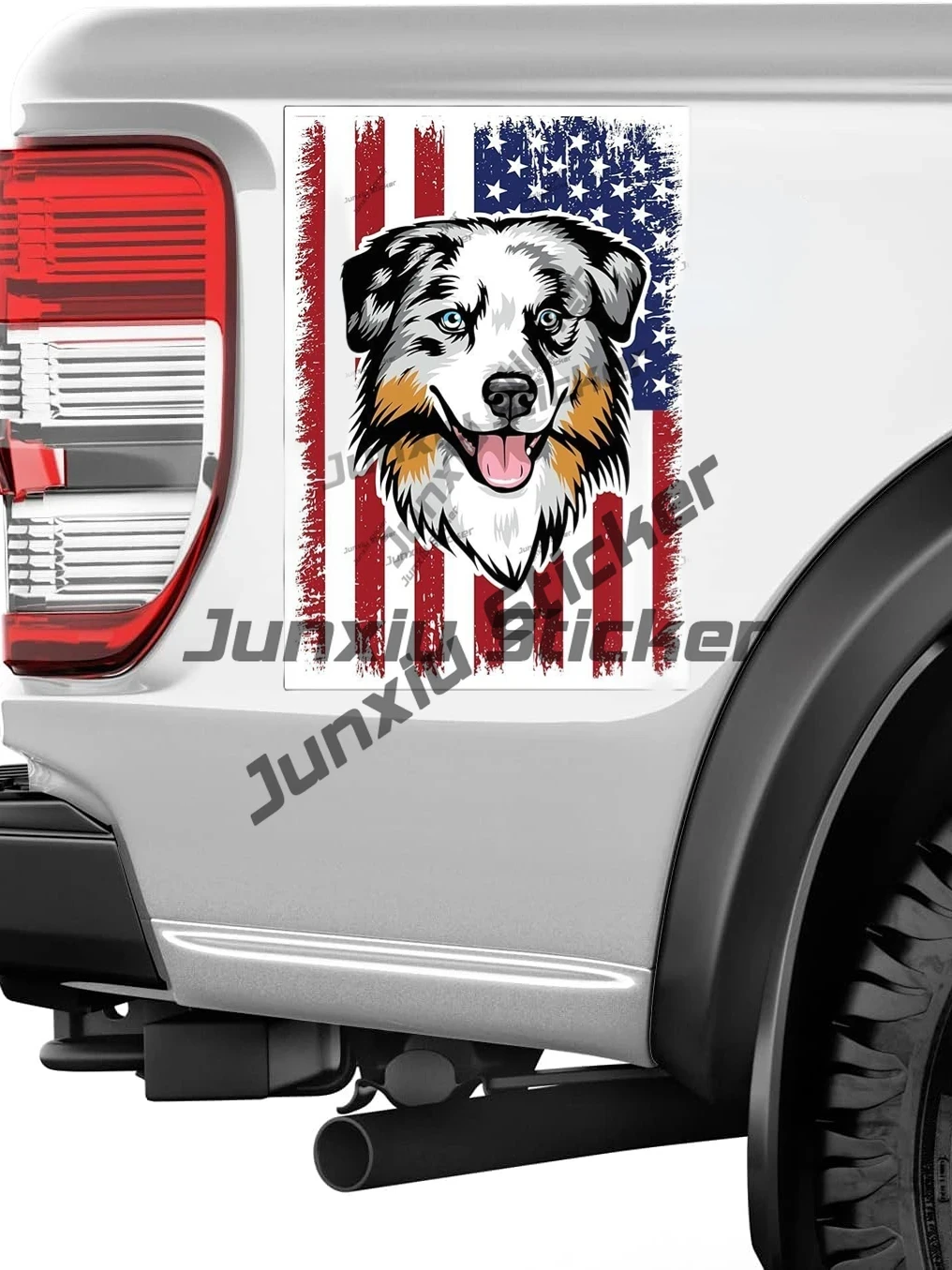 キャンピングカー、オーストラリアの羊飼い、犬の品種、バンパー - Laptop Accessories Logo のレビューと価格