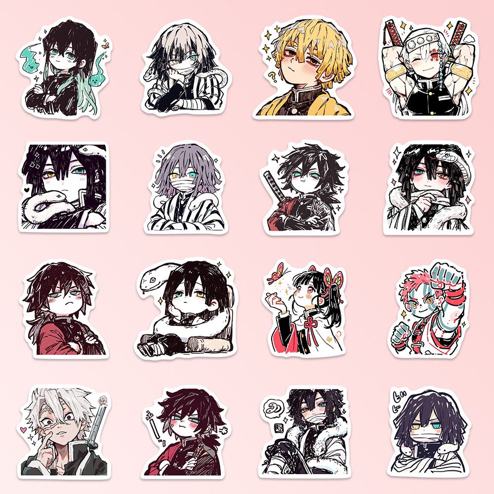 55枚 鬼滅の刃 竈門炭治郎 アニメステッカー かわいい漫画 - Laptop Accessories Cute のレビューと価格