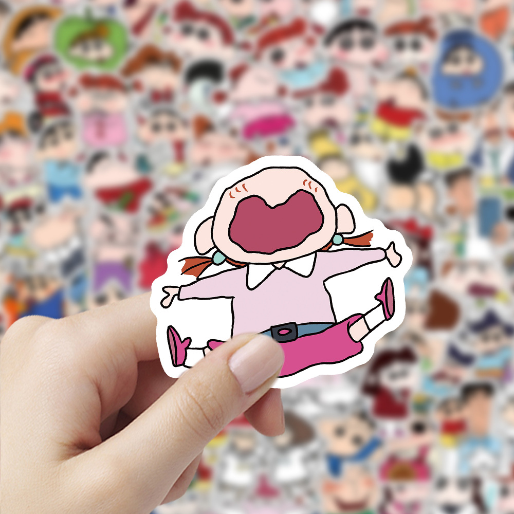 かわいい漫画アニメステッカー、防水グラフィティデカール（車、 - Laptop Accessories Toy のレビューと価格