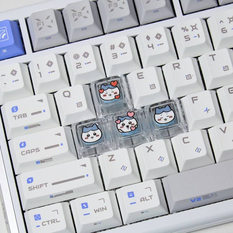 Chiikawa 4 個手作り透明 PC バックライト付きパ - Laptop Accessories Cute のレビューと価格