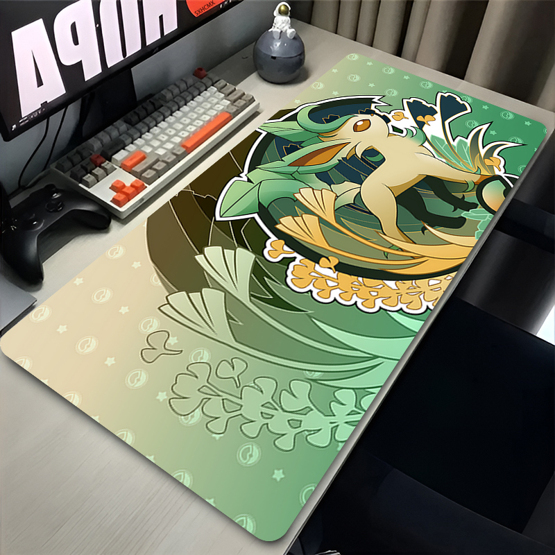 マウスパッド ゲーマー P-ポケモン リーフィオン 大型ゲー - Keyboard Laptop Accessories のレビューと価格
