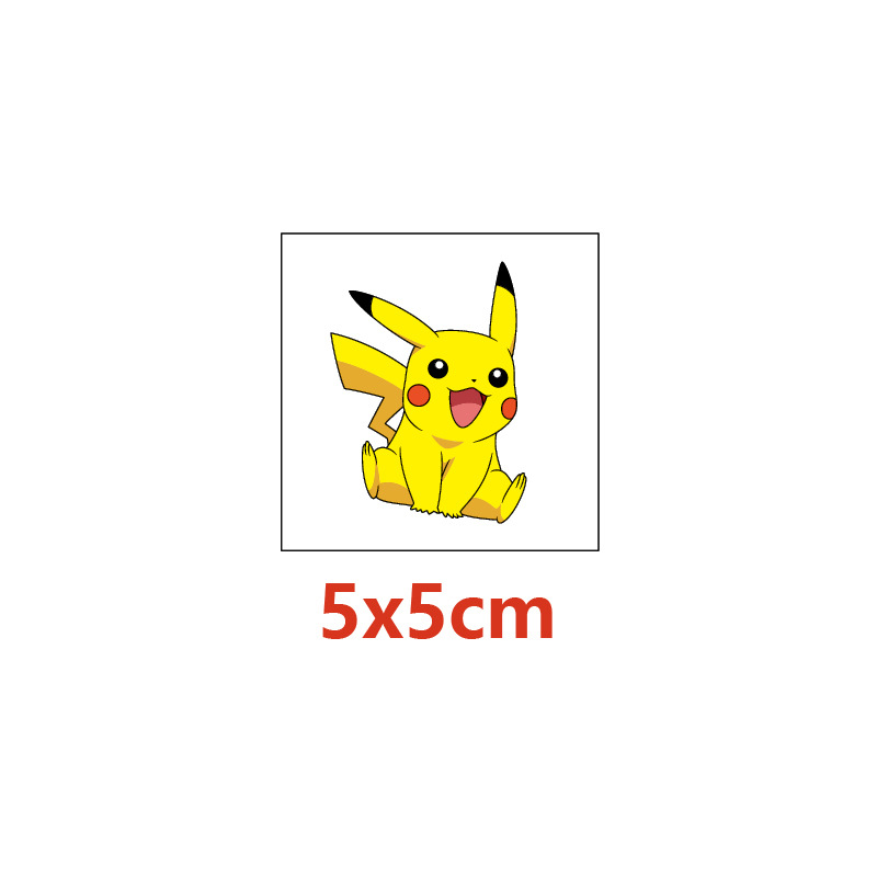 5*5 センチメートル 20 個ポケモンピカチュウタトゥース - Laptop Accessories Cute のレビューと価格