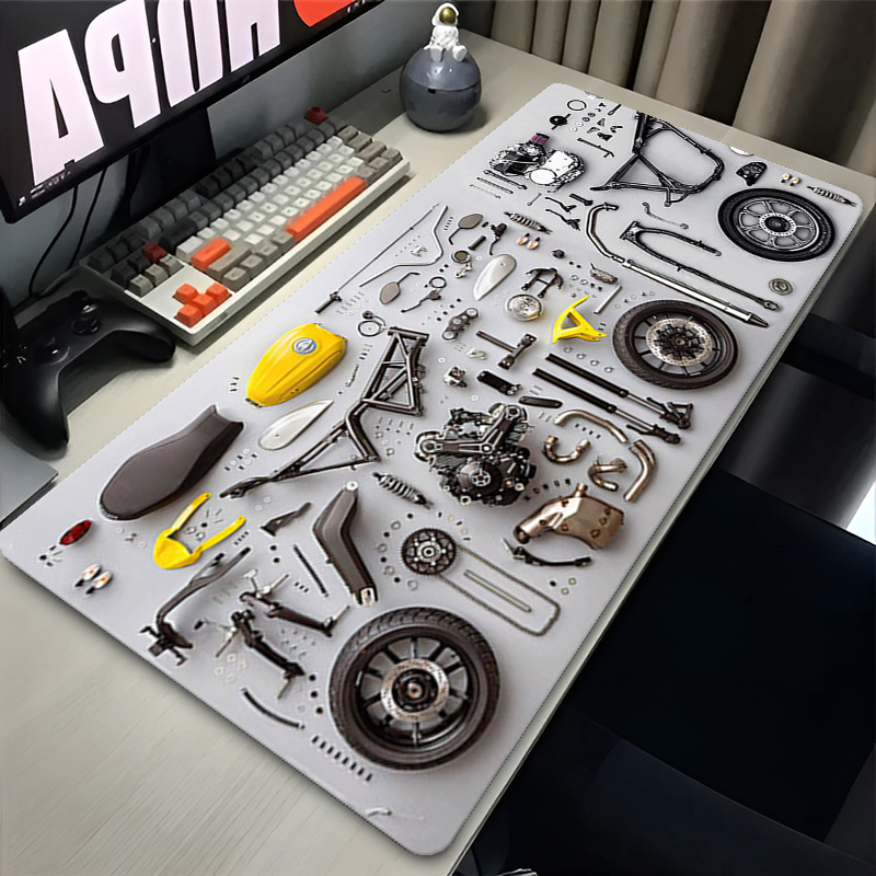 分解図 ゴム製マウスパッド マウスパッド XXL ゲームアク - Keyboard Laptop Accessories のレビューと価格