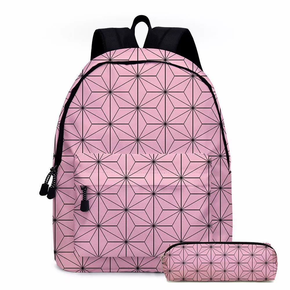 アニメデーモンスレイヤーバックパック鉛筆ケース 2 個セット - Laptop Accessories Girls のレビューと価格