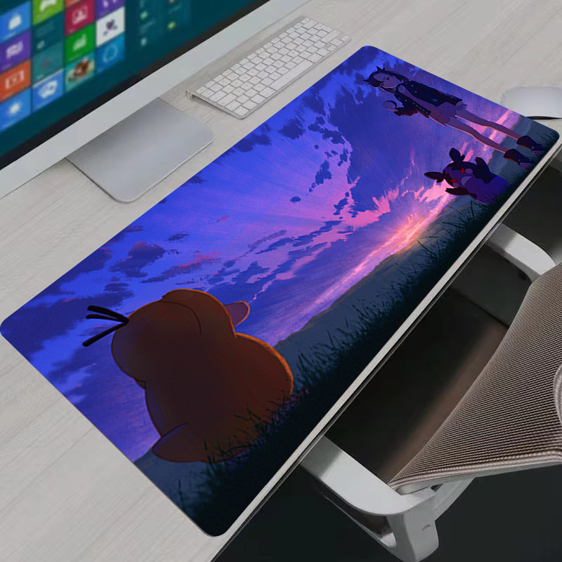 マウスパッドアニメ P-ポケモン Psyduck XXL 大 - Keyboard Laptop Accessories のレビューと価格