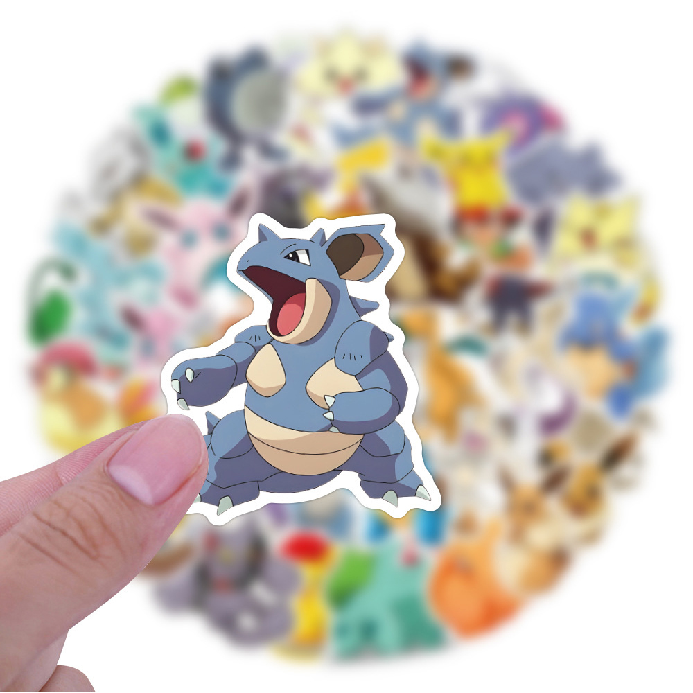 50/60 個かわいい漫画アニメポケモンステッカー子供のおも - Laptop Accessories Cute のレビューと価格