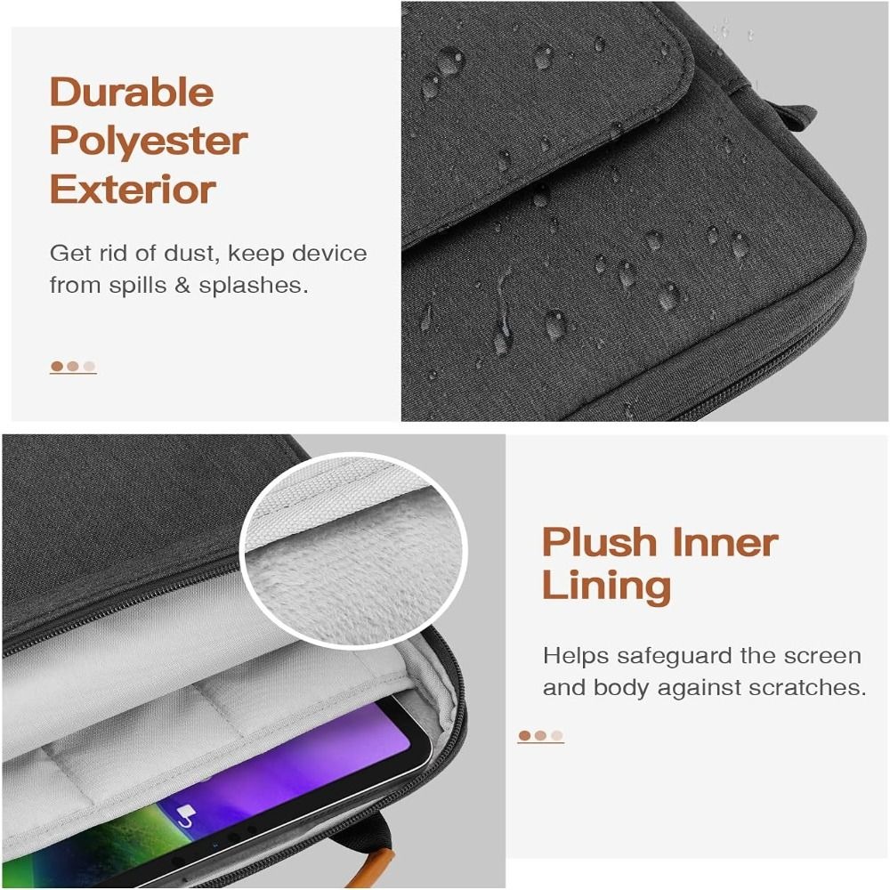 9/11/13.3 インチタブレットスリーブケース隠しハンド - Laptop Accessories Travel Case のレビューと価格