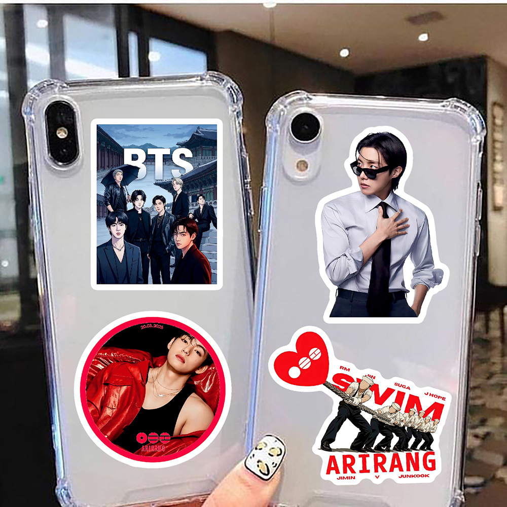 BTS K-POPボーイグループステッカー 50枚入り。防水 - Laptop Accessories Toy のレビューと価格