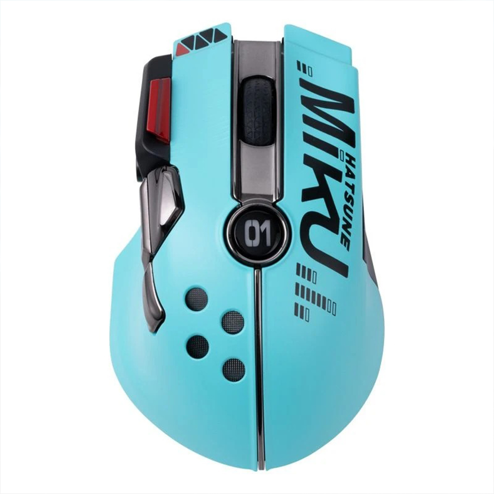 初音ミク ゲーミングマウス ワイヤレス アニメテーマ 人間工 - Laptop Accessories For Gift のレビューと価格