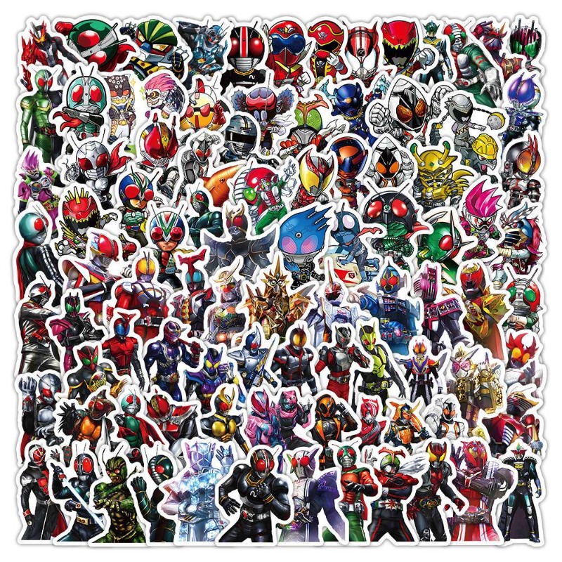 103 個仮面ライダーインス美的かわいい漫画ステッカー防水  - Laptop Accessories Toy のレビューと価格
